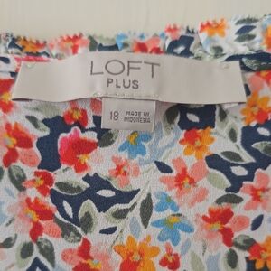 LOFT Multicolor Floral Camisole